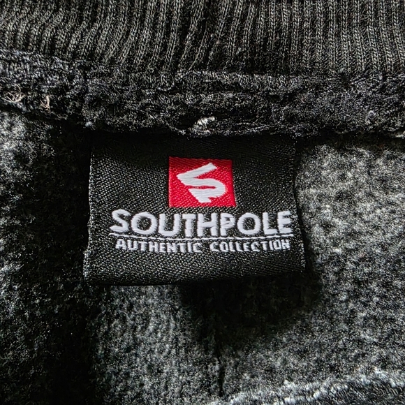 South Pole Men's Jogger Sweat Pants, Gray And Black, Size Small - Picture 4 of 8